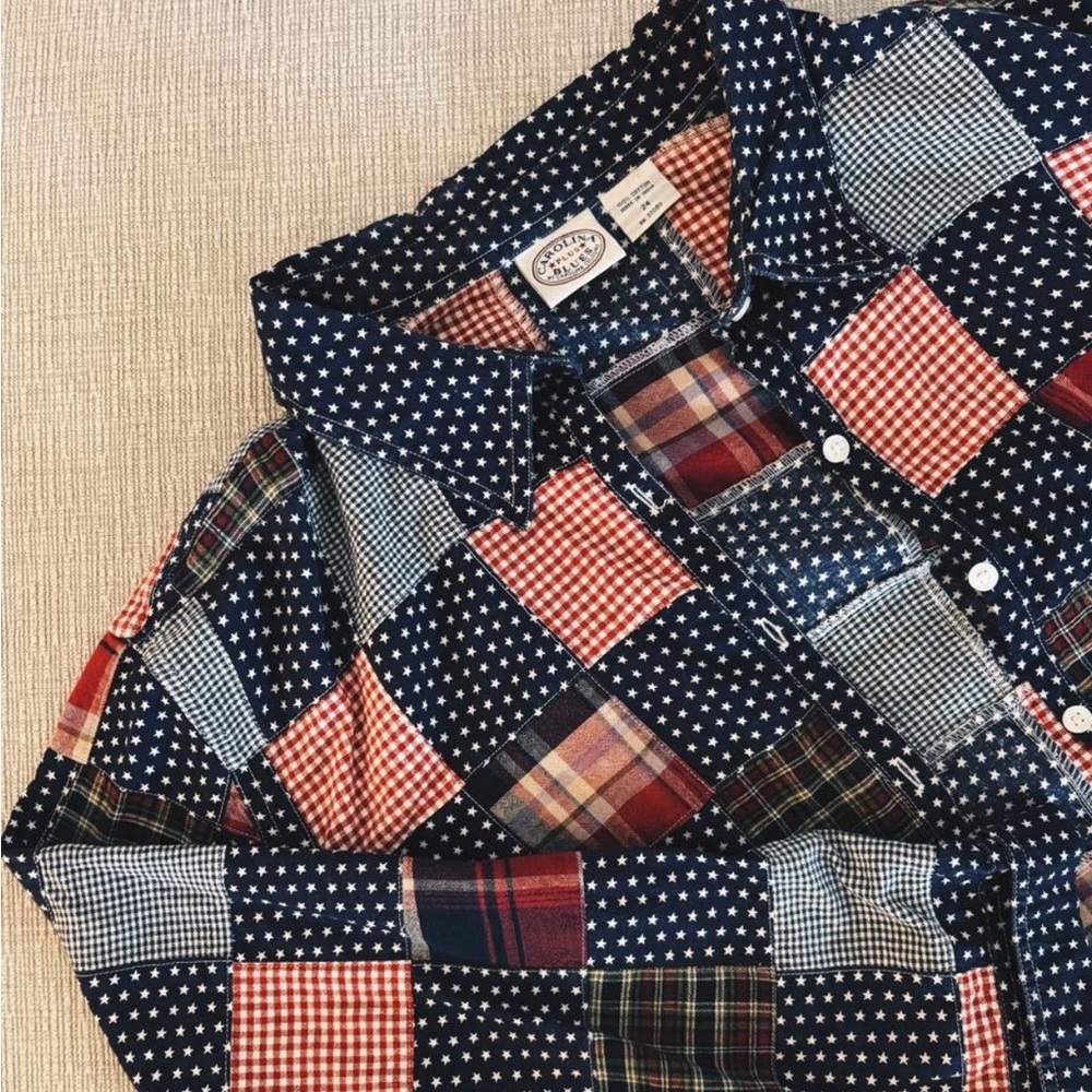 Patchwork Men's Shirt